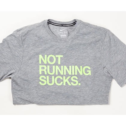 not running sucks nike